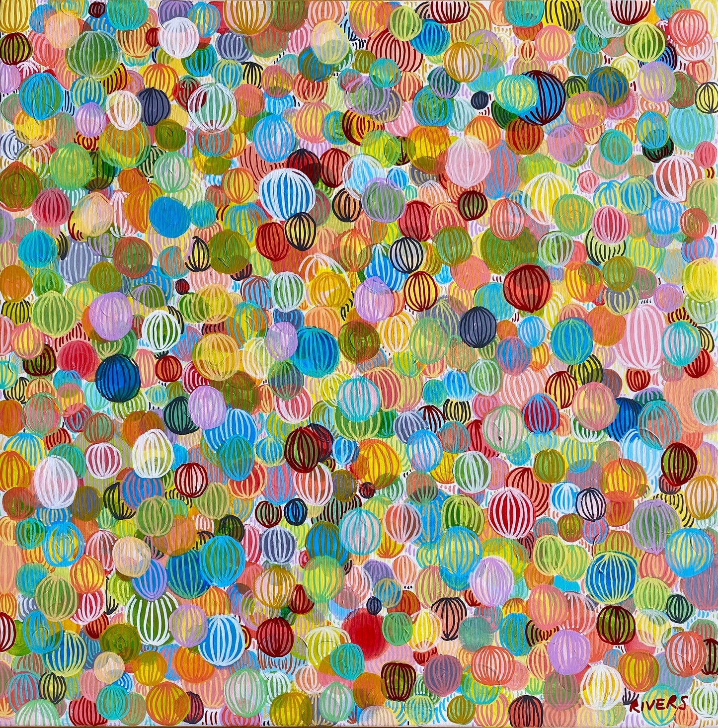 Love Joy & Peace Triptych - Fine Art Prints - 76 cm
