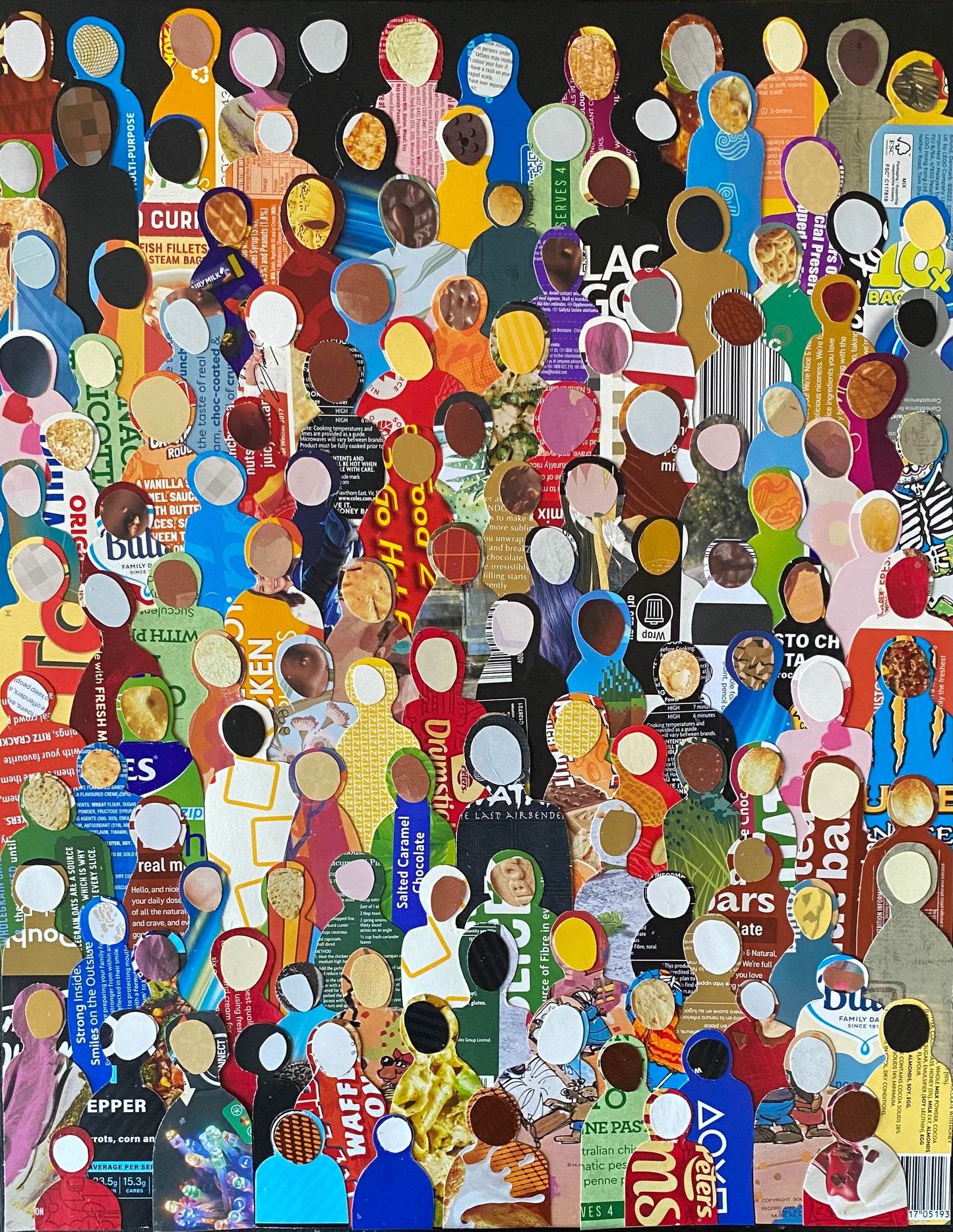 Community - Paper Collage - Fine Art Paper - 40 x 50 cm