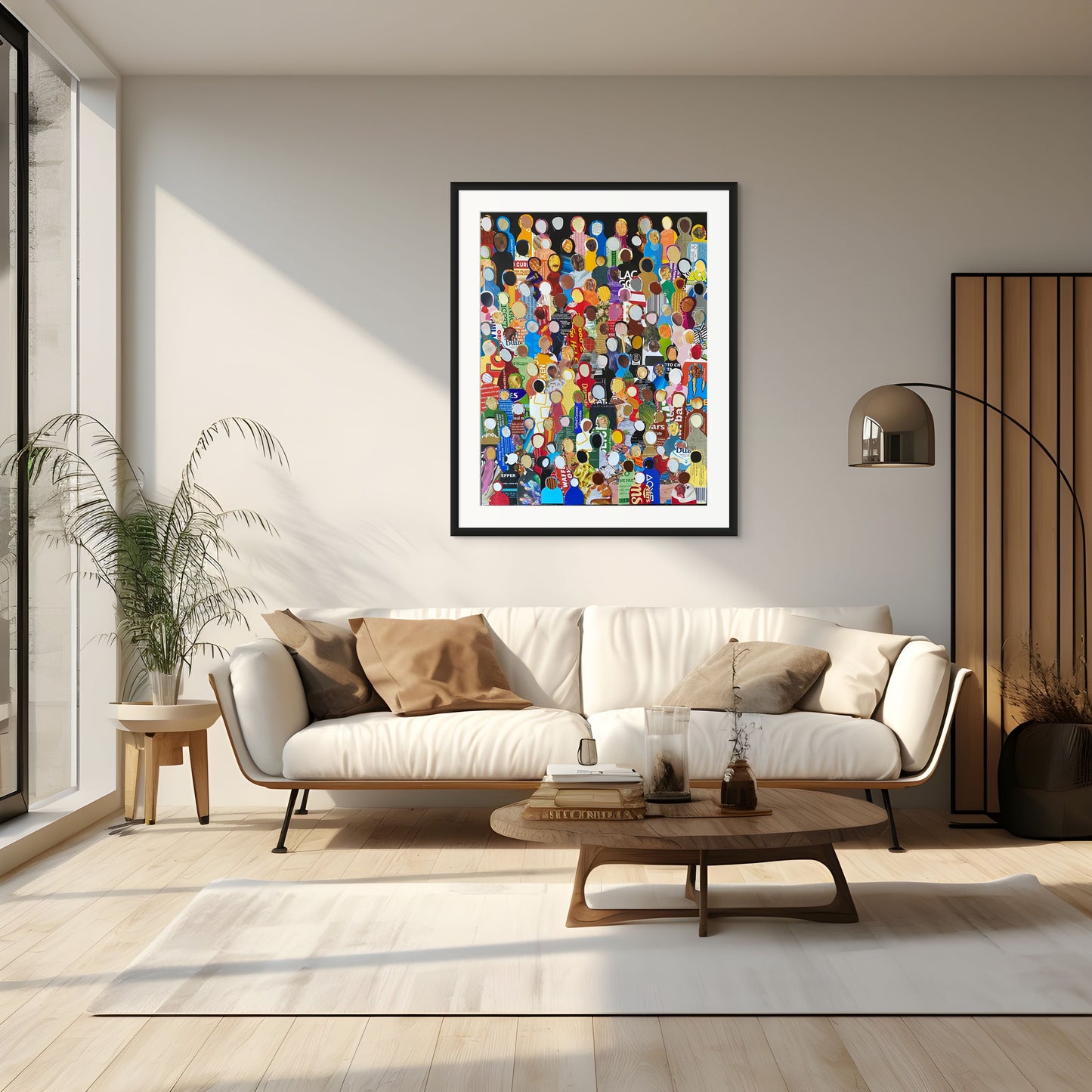 Community - Paper Collage - Fine Art Print - 80 x 100 cm