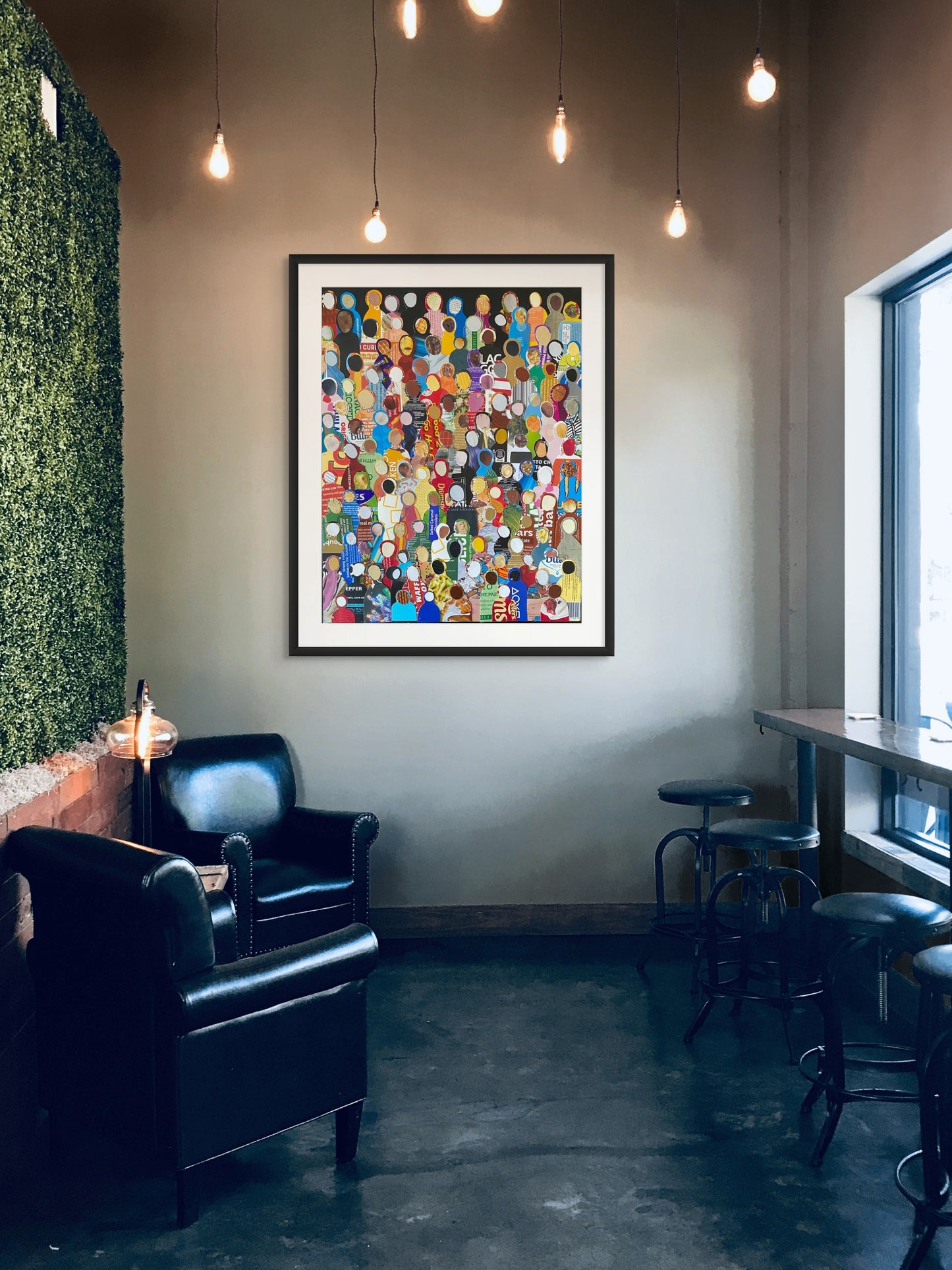 Community - Paper Collage - Fine Art Print - 80 x 100 cm