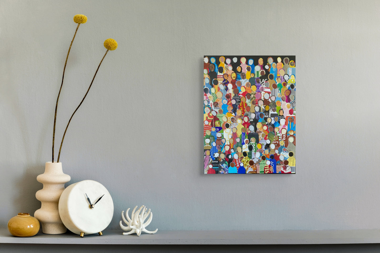 Community - Paper Collage - Original - 40 x 50 cm