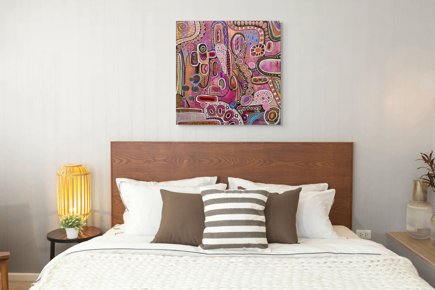 Freedom - Australian Botanical Abstract Landscape - Rolled Canvas - 76 cm