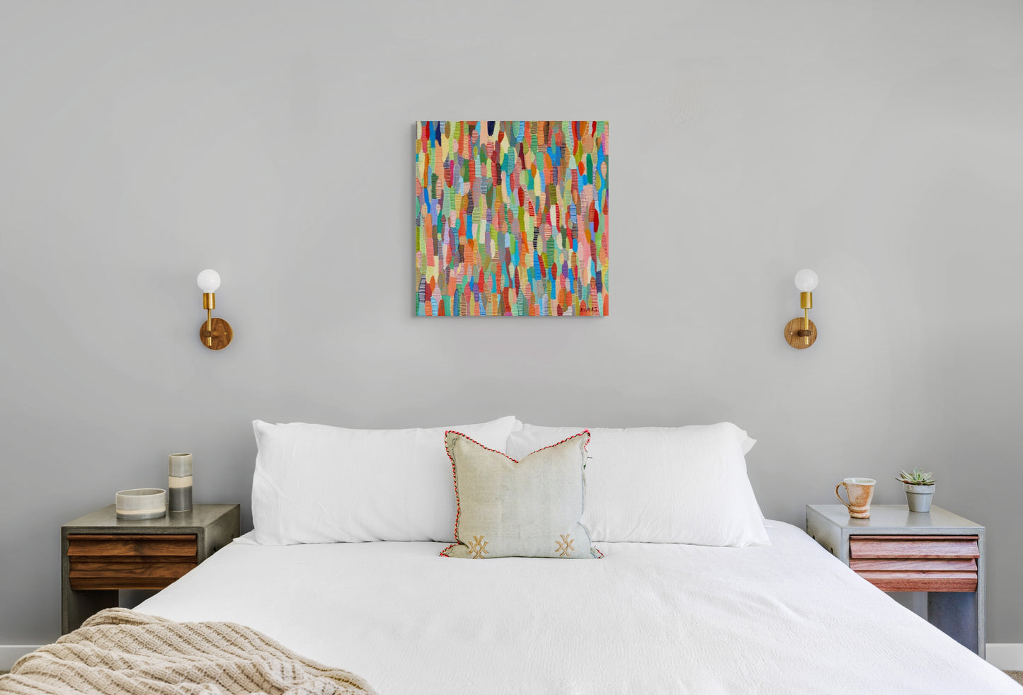 Love, Joy & Peace Triptych Acrylic - Canvas - 76 cm