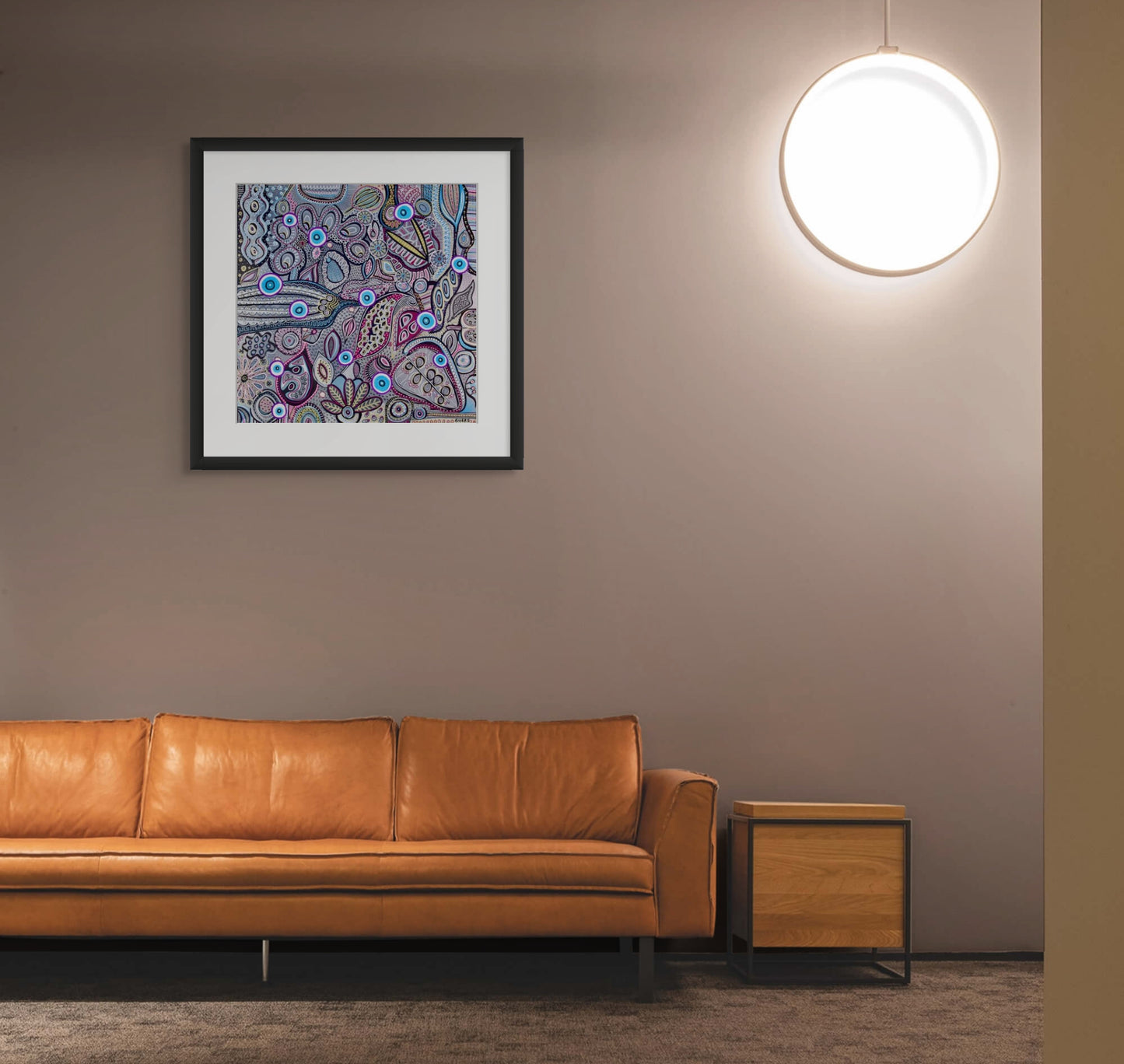 Winter - Australian Botanical Abstract Landscape - Four Seasons - Fine Art Print - 50 cm