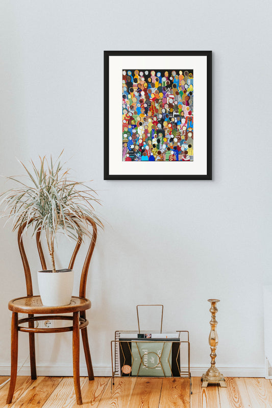 Community - Paper Collage - Fine Art Paper - 40 x 50 cm