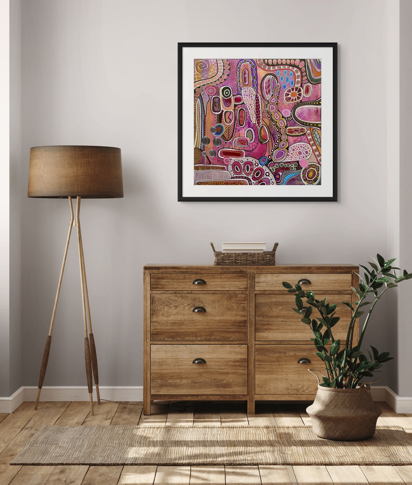 Freedom - Australian Botanical Abstract Landscape - Fine Art Print - 76 cm