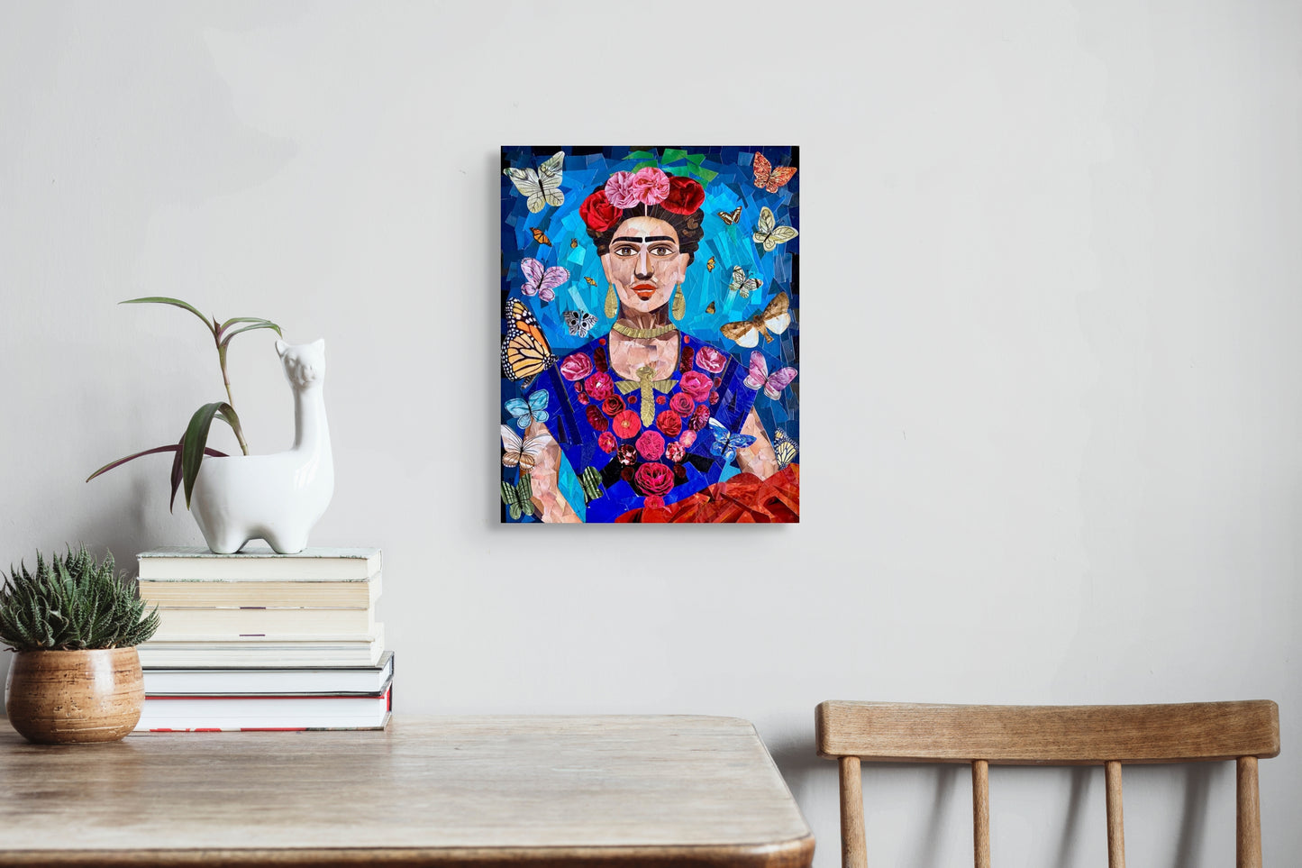 Frida Kahlo - Paper Collage - Original  - 40 x 50 cm
