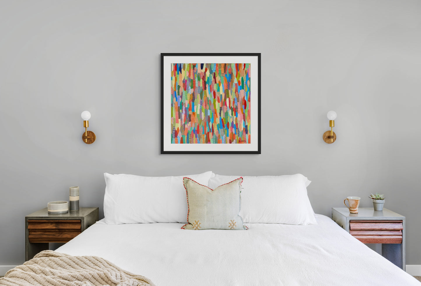Love Joy & Peace Triptych - Fine Art Prints - 76 cm