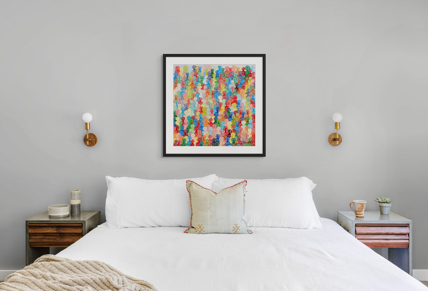 Love Joy & Peace Triptych - Fine Art Prints - 76 cm