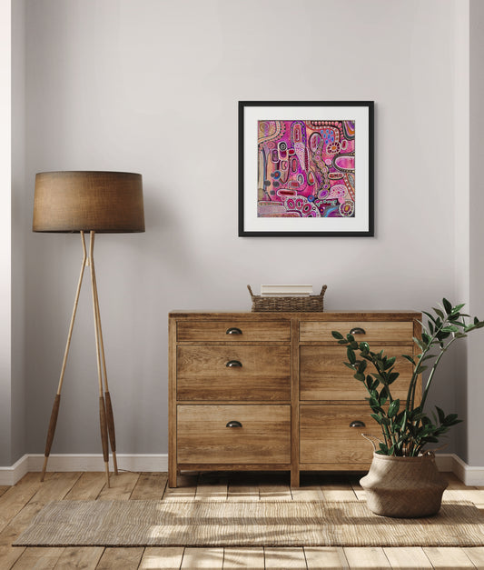 Freedom - Australian Botanical Abstract Landscape - Fine Art Print - 50 cm