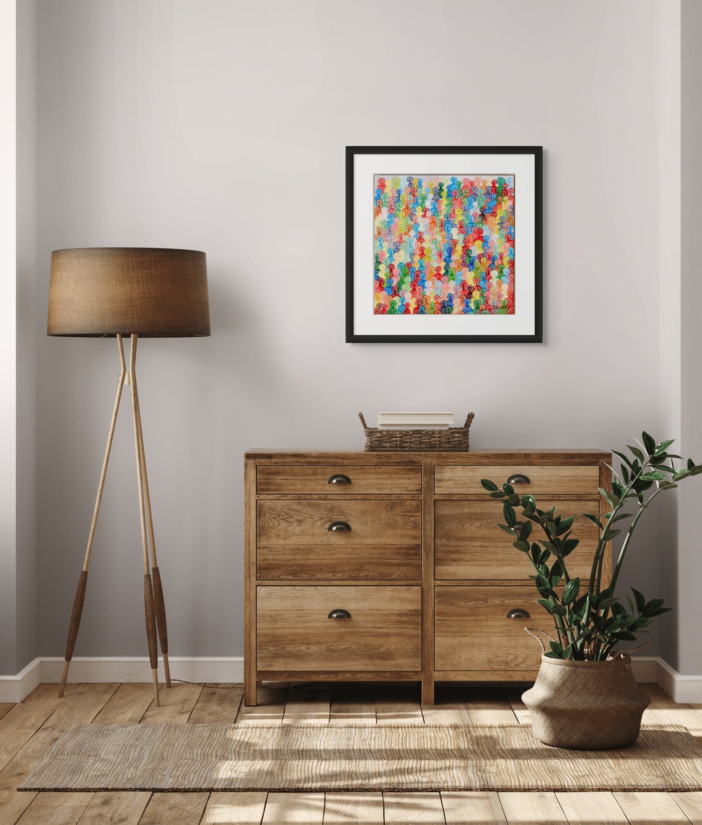 Love Joy & Peace Triptych - Fine Art Prints - 50 cm
