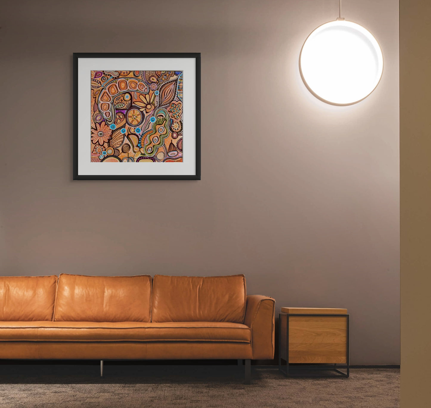 Summer - Australian Botanical Abstract Landscape - Four Seasons - Fine Art Print - 76 cm